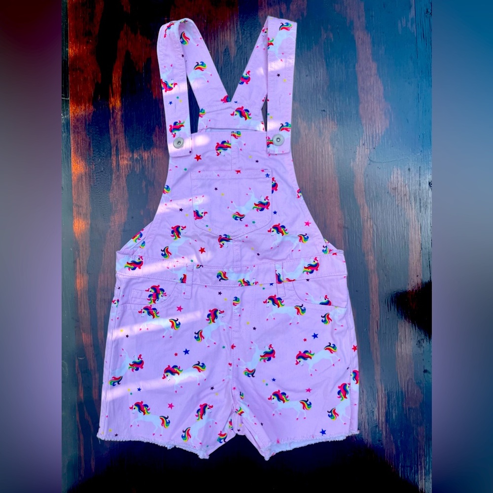 Girls Unicorn Overalls New With Tag 🦄